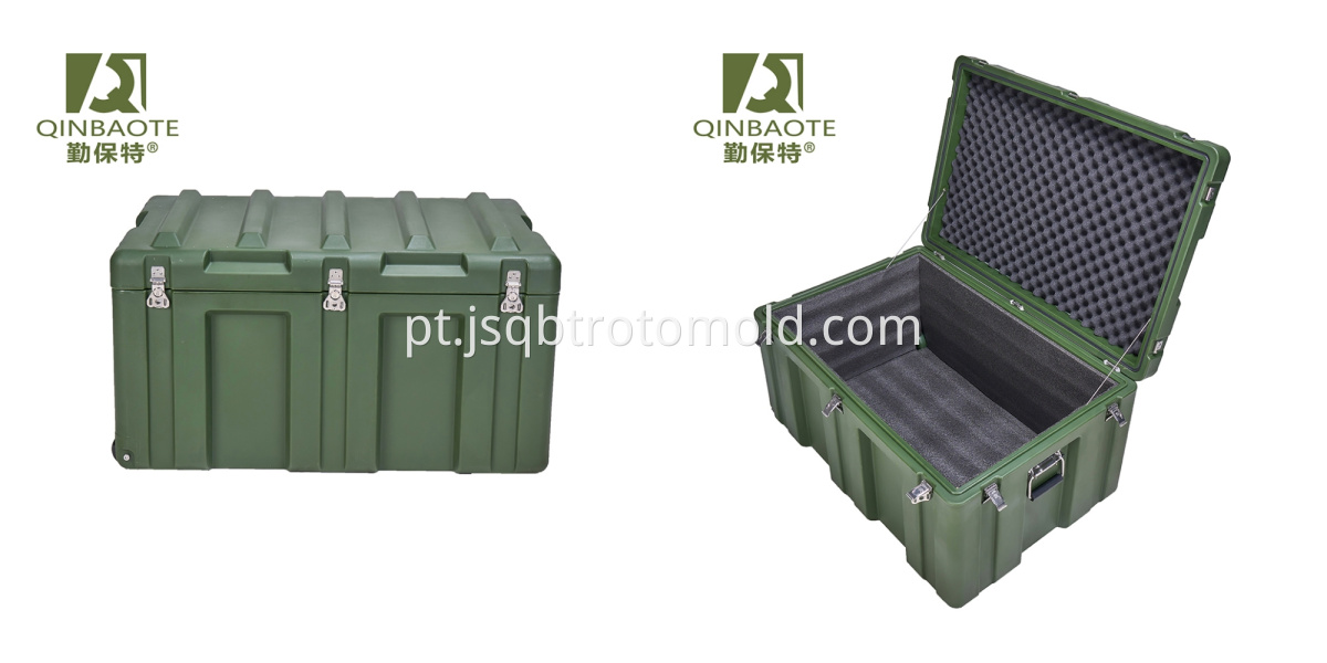 Large safety rotomolding case